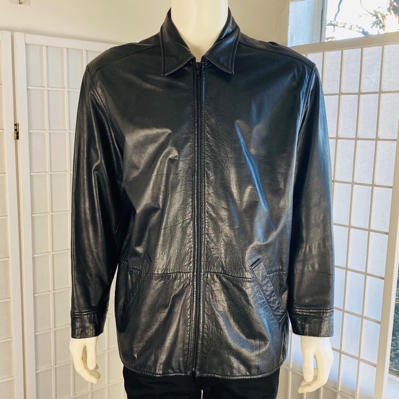 Michal Hoban, North Beach Black Leather Jacket, L.